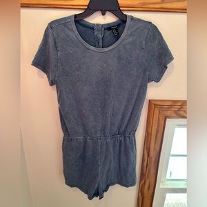 Forever 21 Blue Romper